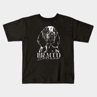 Bracco Italiano Dog Portrait Kids T-Shirt